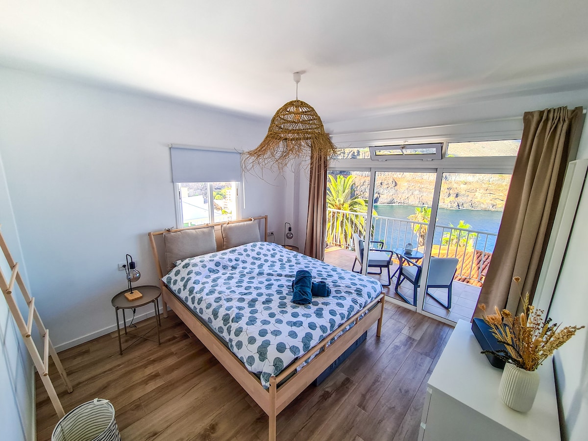 Chumba cha kulala kilicho na mwonekano