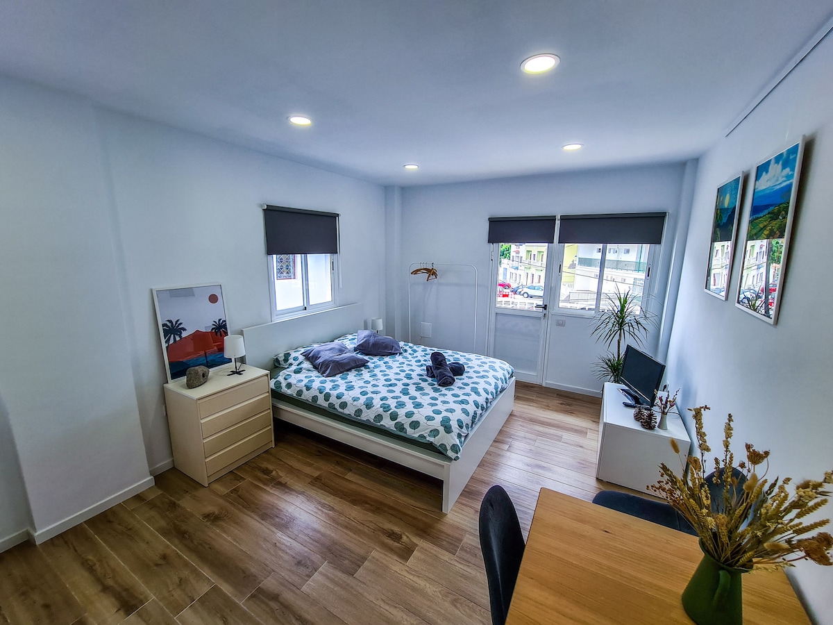 Chumba cha kulala 2 kilicho na mwonekano wa mlima