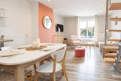 Duplex Petit-Fort | nearby beach