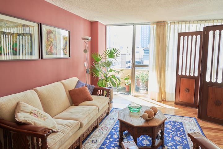 2BR homey apt next to Reforma Av. and Roma area gallery image 3