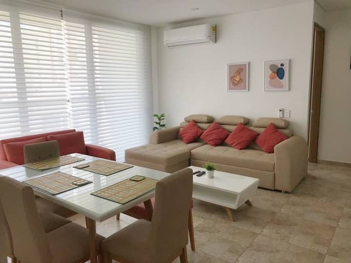 Moderno Apartamento En El Rodadero - 聖塔馬它