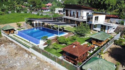 Infinity Pool, Offshore Kubo & Bamboo Walkway