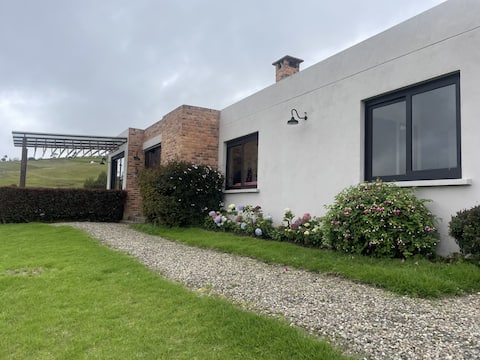 Beautiful house surrounded by nature