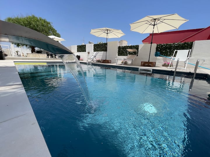 140sqm 3br2ba 450m To Beach *Private Pool Parking - Sizilien