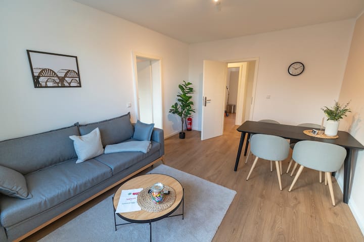 Rr | Stylish Apartment 50 M² | Wifi | Washer | Tv - Barleben