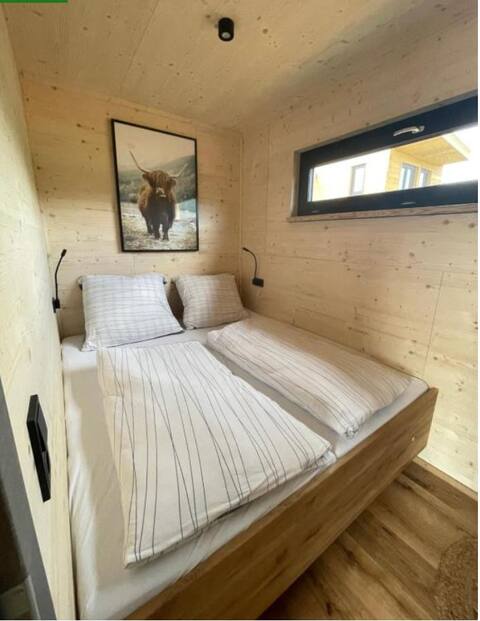 Mini chalet clock head (pet allowed)