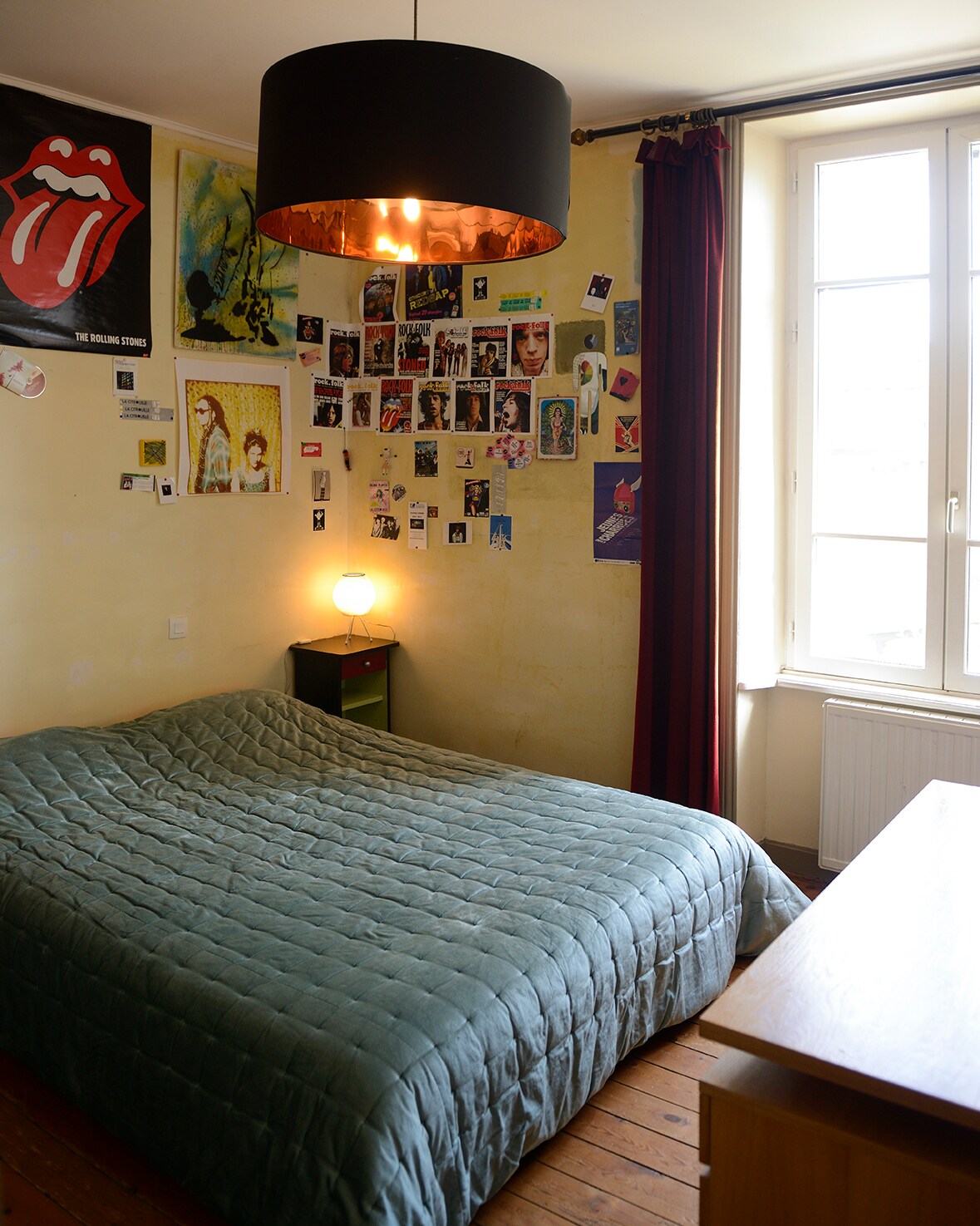 Ყვითელი საძინებელი (საწოლი 160 × 200)