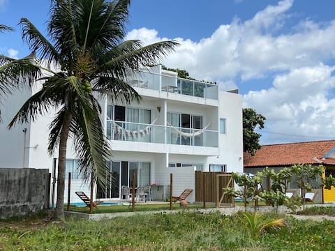 Casa Água de Coco on the seafront of Catuama