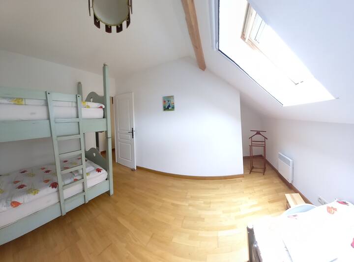 Appartement Mervandiaux 3 Betten Etagenbett