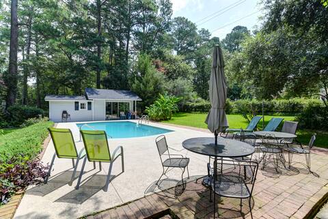 Forest Acres 5BR Home w/ Private Pool & Pool House