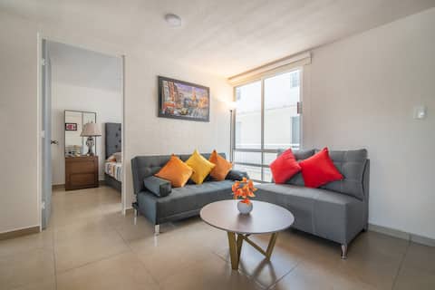 Popular Airbnb listing: Apartment at CDMX Airport 3 in Peñón De Los Baños
