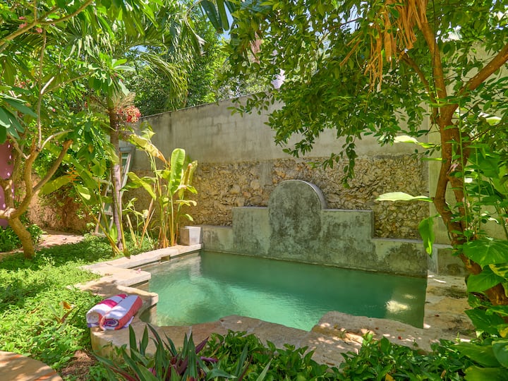 Cozy House & Secret Garden W/pool In Centro - Yucatán