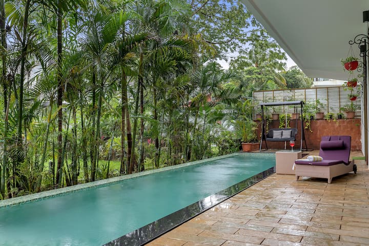 Luxurious 3bhk villa private pool near LPK club