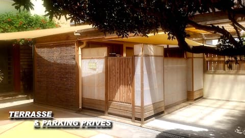 Top Airbnb: Bungalow 2 pers / Plain-pied 26 m2 /Terr+Pkg privé in Palavas Les Flots