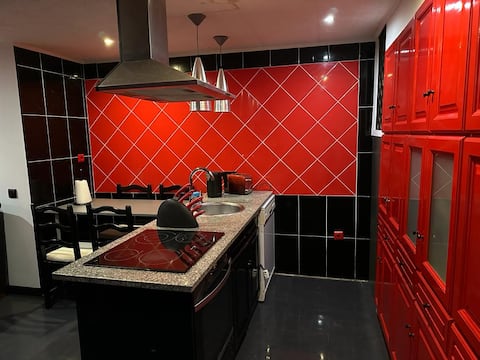 Vacation home on the river beach