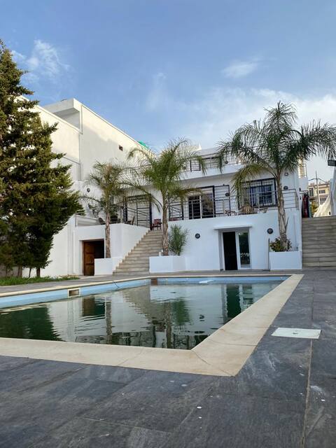 Beachfront pool villa