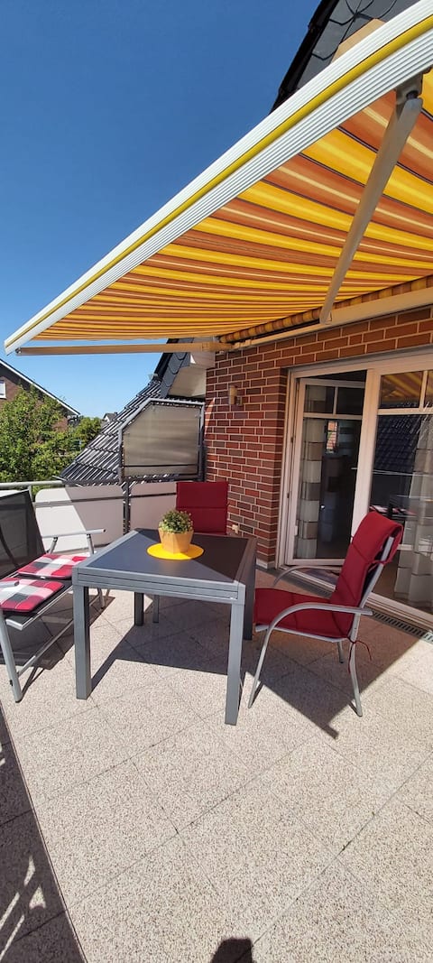 Well-kept apartment in the town center