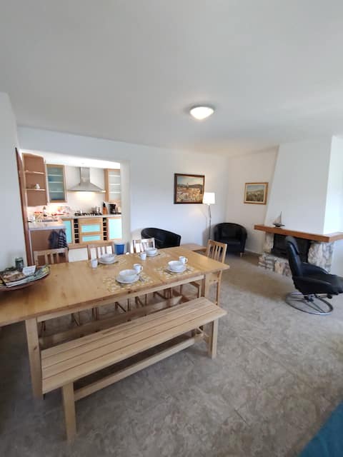 Top Airbnb: Fianona Vacation Home with Pool and Sea View, sleeps 6 in Ripenda Kosi