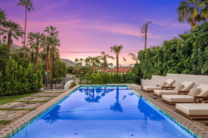 Pool - Jacuzzi - Fire pit - Downtown palm spring - Houses for Rent