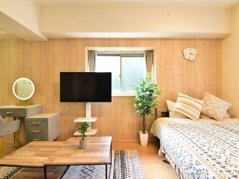 [Alphabed Fukuyama Nishisakuramachi # 201] Apartment type room where you live
