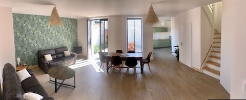 Maison d’architecte 5 chambres - plage et village