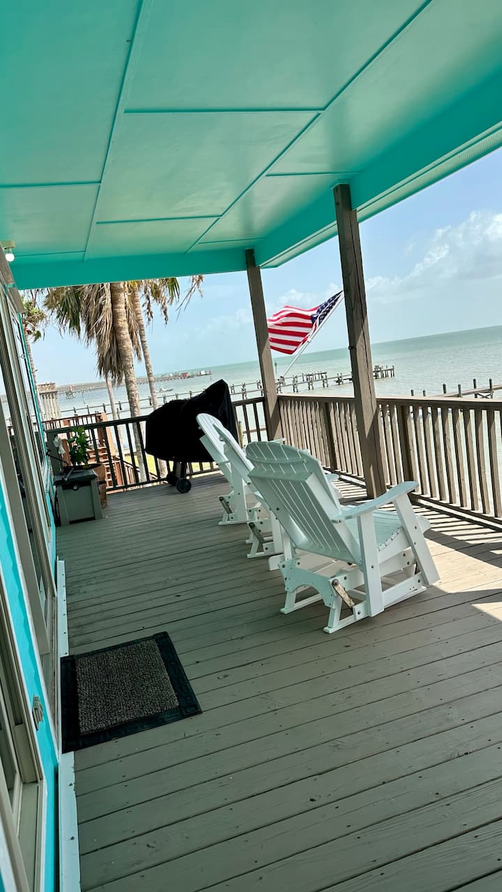 The Beach Front Getaway Houses for Rent in Port Mansfield, Texas