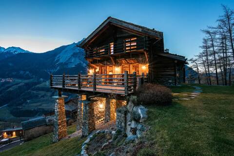 Splendides granges proches des stations de skis