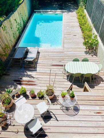 Villa avec piscine et terrasse Bordeaux Chartrons