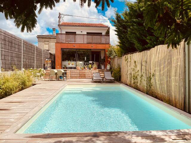 Villa avec piscine et terrasse Bordeaux Chartrons gallery image 2