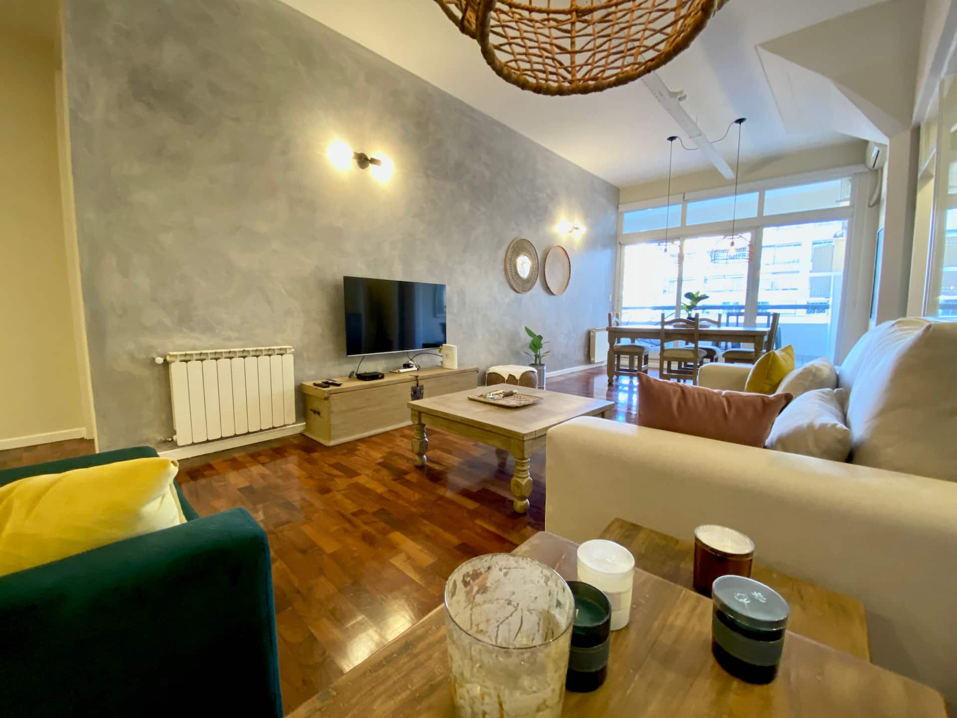 Furnished apartment with private terrace in Colegiales
