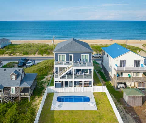 PBR: Brand New Home Across from Beach with Pool!