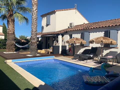 Family home with pool