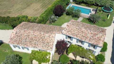 Double house for 12 with pool