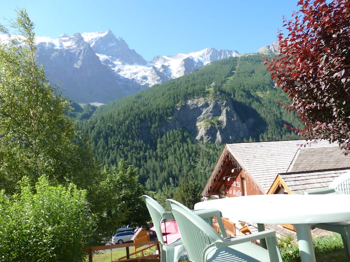 Appartement "Chamois" En Chalet N°401, Vue Glacier - La Grave