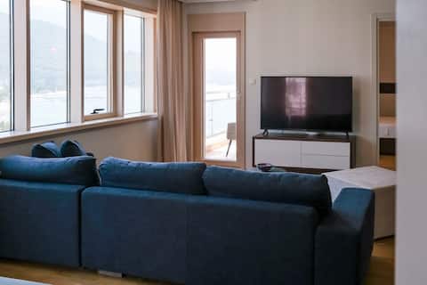 Successful Airbnb property: Spacious Apartment with View of Budva Riviera in Budva Centar