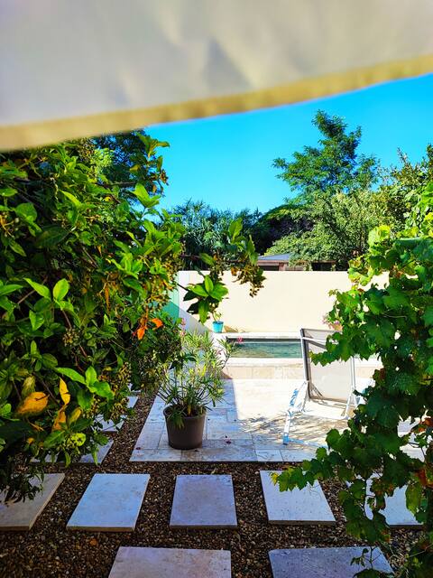 Heated pool: Cicadas in Provence