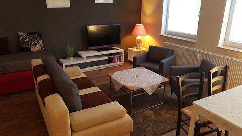 Spacious city apartment, 70 square meters, ground floor