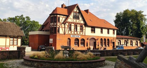 Sleeping in the old train station  Bad Salzelmen