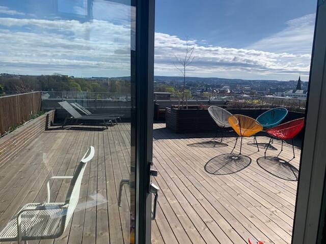 75 kvm takterasse Oslo sentrum