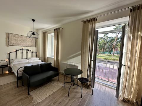 New property in a forest by the sea