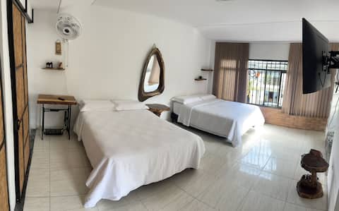 A spacious country-style apartment