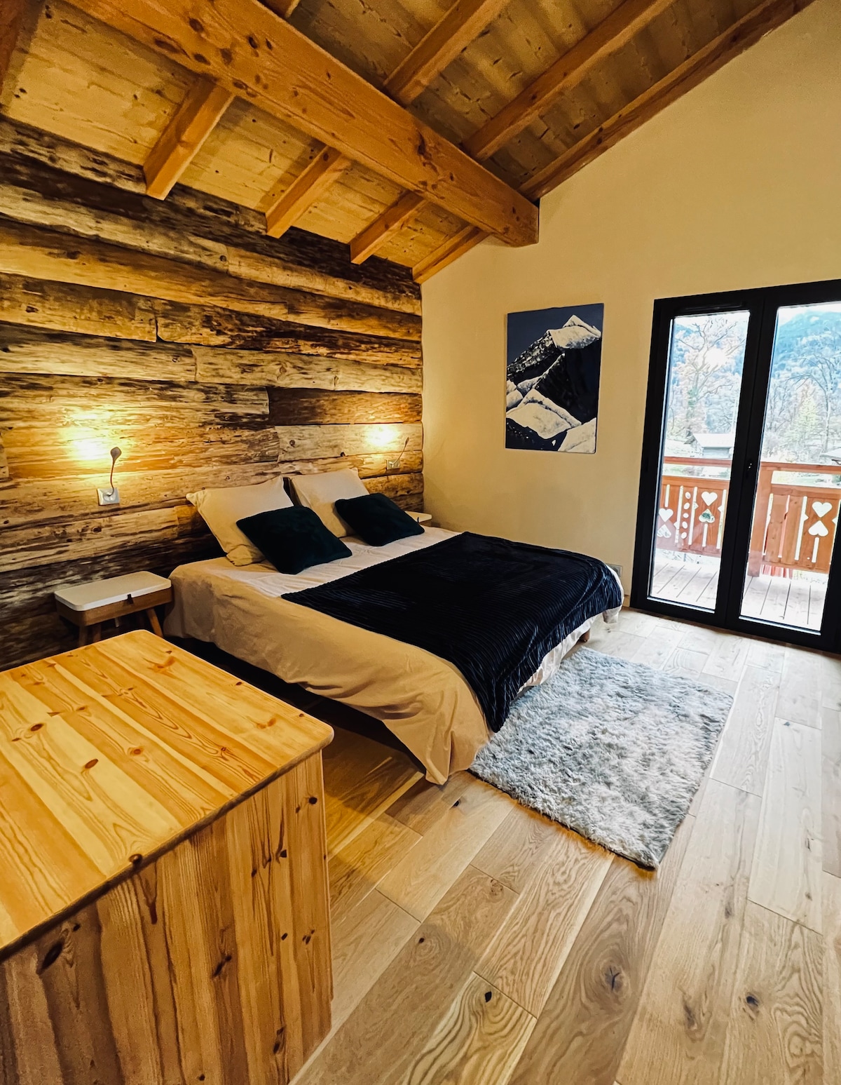 Habitación Azul y cama de 160