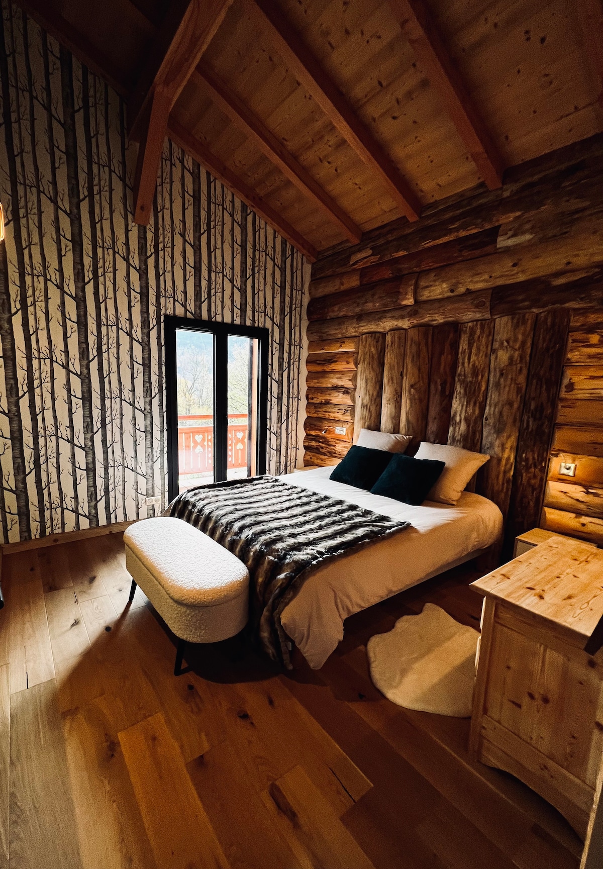 Habitación Sauge y cama de 160