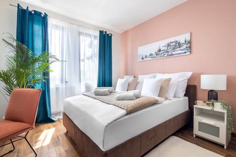 Hotel A4 - room with a double bed