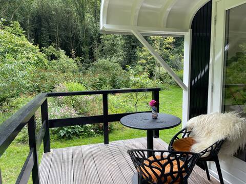 Romantic luxury tiny house on large food forest