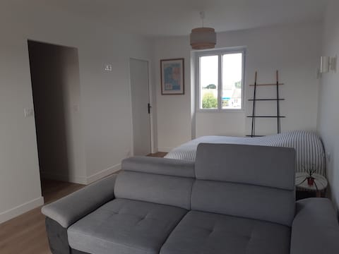 Popular Airbnb listing: Studio with balcony less than 300 m from the beach in La Bernerie En Retz