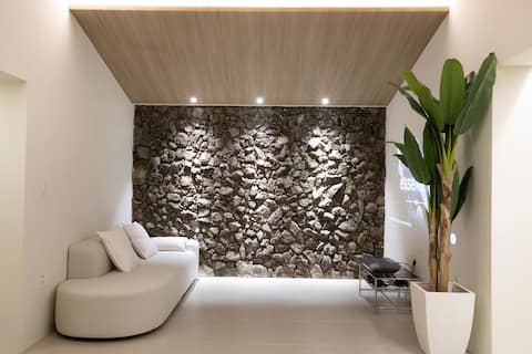 New private pension Nasa Beach 1 second & Jacuzzi Ocean View Sensory Pension