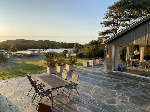 Saltwater pool and hot tub - Hamburgøn cottage