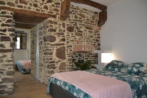 Airbnb performant: The heights of the castle: 2/4 people à Fougères