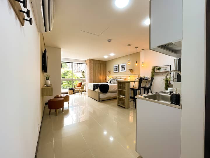 Green View, Loft In El Poblado.just For A Month - Medellín